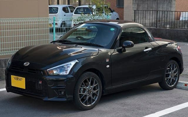 2019–2021 Daihatsu Copen GR Sport in Black Mica Metallic