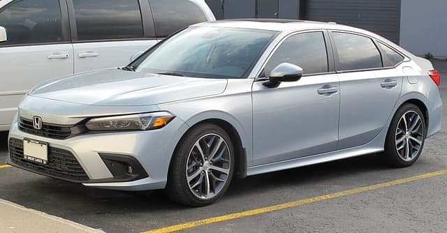 2022 Honda Civic Touring in Lunar Silver Metallic