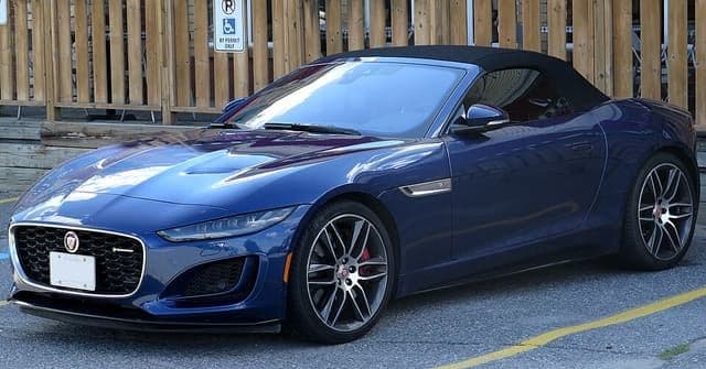 2021 Jaguar F-Type R-Dynamic in Portofino Blue Metallic