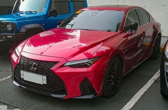 2024 Lexus IS 350 F Sport in Radiant Red Contrast Layering