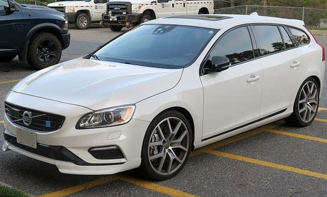 2016 Volvo V60 Polestar in Ice White