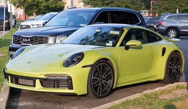 2023 Porsche 992 Turbo S in Peridot Metallic