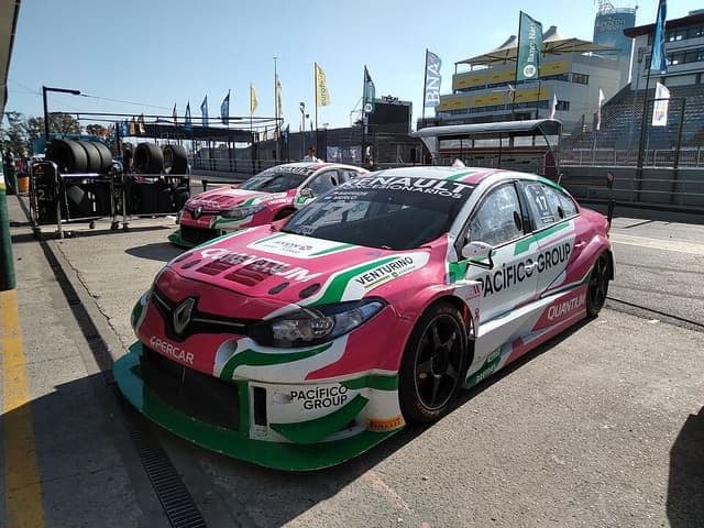 2023 200 km of Buenos Aires post race, Axion Energy Sport Renault Fluence No.17 of Felipe Barrios-Javier Merlo
